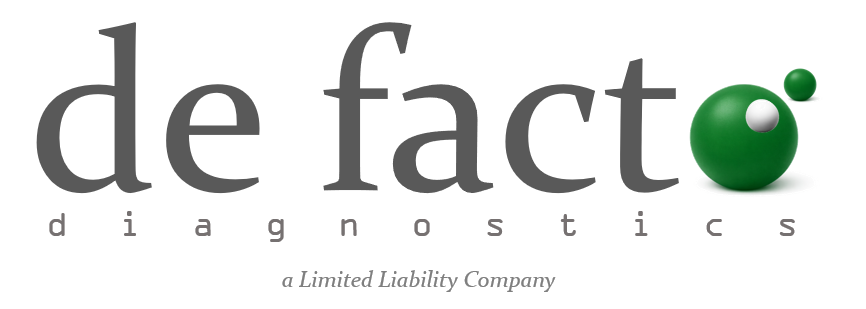 De Facto Diagnostics